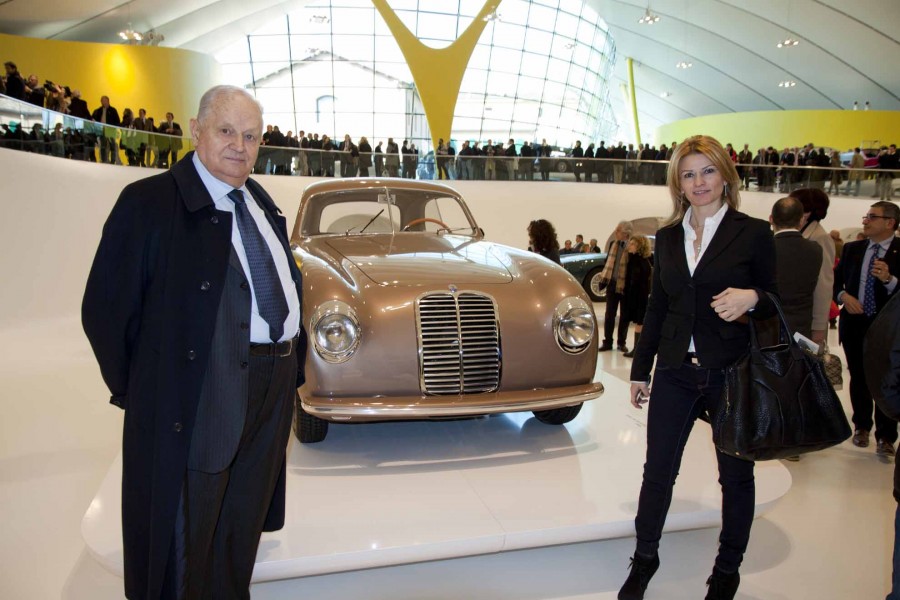 Museo Nicolis, Maserati A6, Luciano e Silvia Nicolis, inaugurazione MEF Museo Enzo Ferrari, Ph. Enrico Ghinato