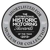 Il Museo Nicolis di Villafranca tra i finalisti del   “The International Historic MOTORING AWARDS 2013”