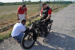 Motociclismo d'Epoca, Moto Premier 1913, test drive 2012 ph Museo Nicolis Verona