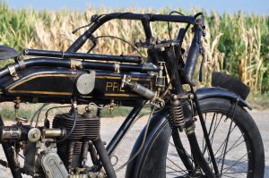 Motociclismo d'Epoca, Moto Premier 1913, test drive 2012 ph Museo Nicolis Verona