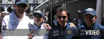 Mille Miglia 2012: Mit dem Team beim Start von der Piazza della Loggia