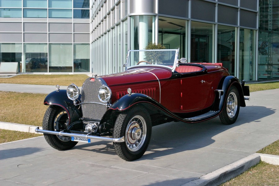 Bugatti tipo 49 del 1931, auto d'epoca ph A.Rosa