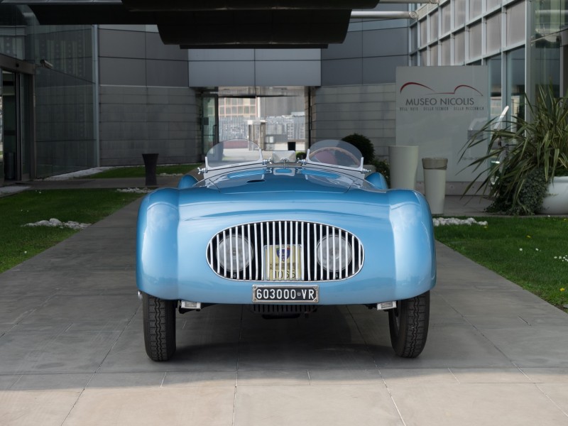 Museo Nicolis, Villafranca Verona, Fiat 500 Colli Spider Barchetta 1949, auto d'epoca ph Mercanzin