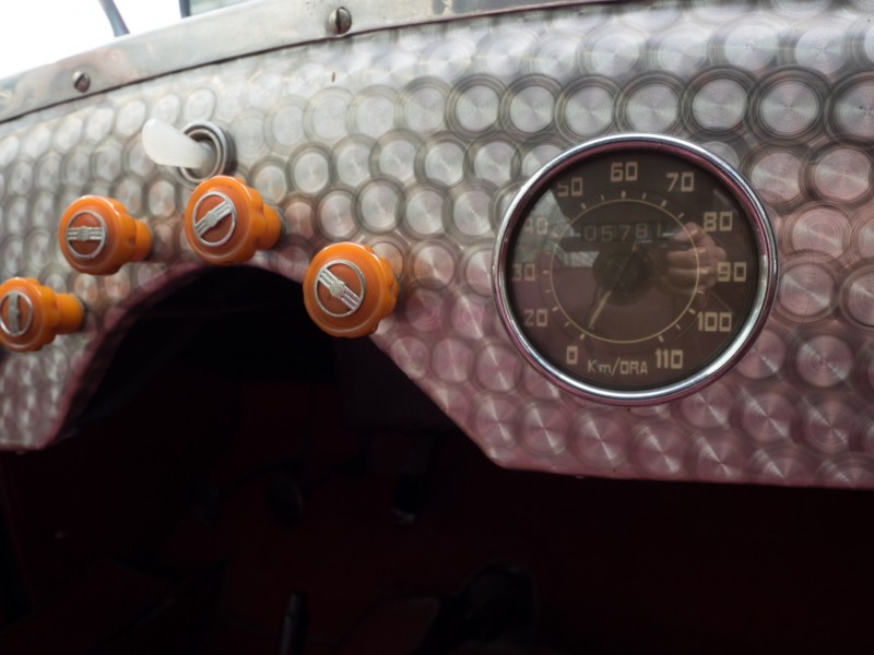 Museo Nicolis, Villafranca Verona, Fiat 500 Colli Spider Barchetta 1949, auto d'epoca ph Mercanzin