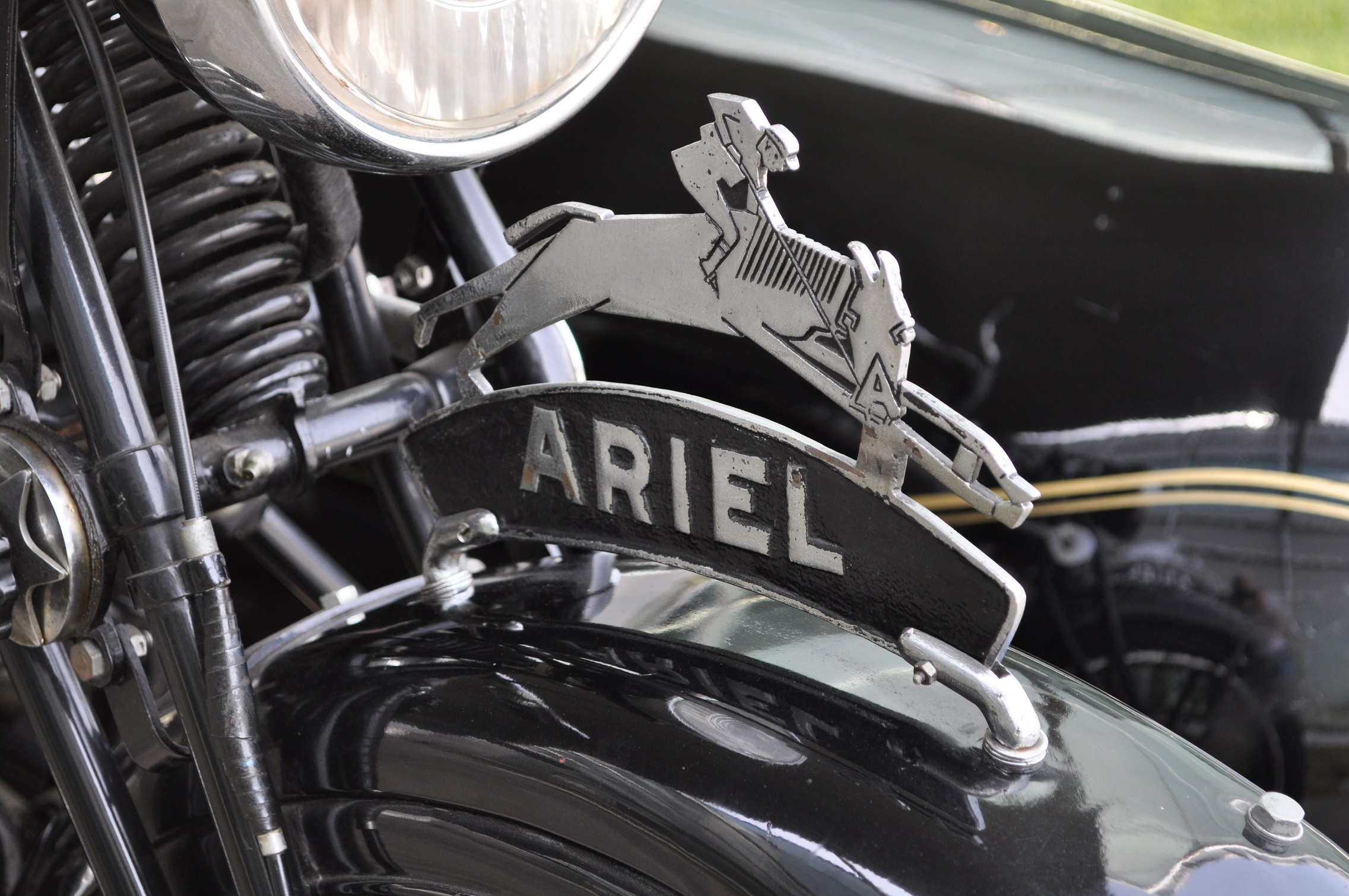 Ariel, 1932, Square Four with sidecar