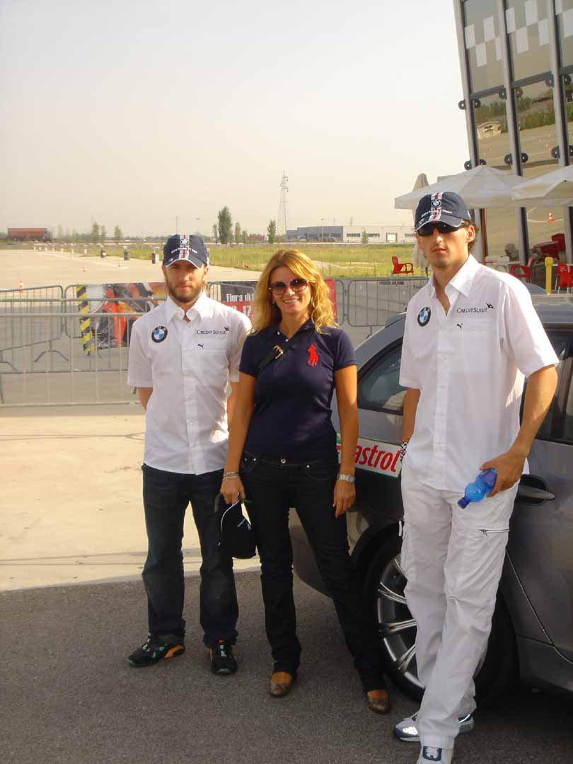 Evento, Kubica e Heidfeld, test drive