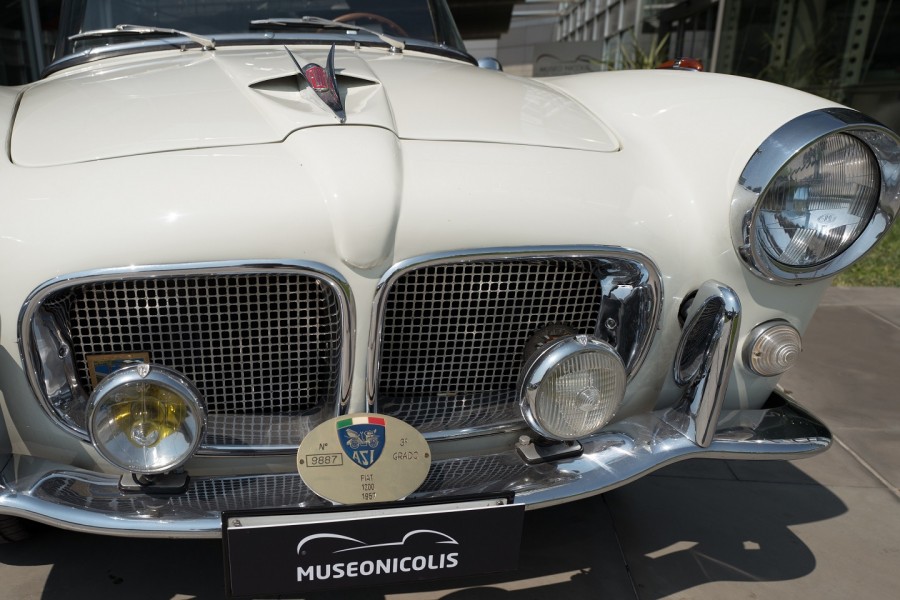 Museo Nicolis, Fiat 1200 Trasformabile 1958, auto d'epoca ph. Mercanzin