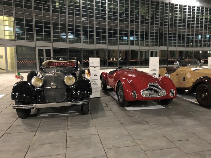Museo Nicolis, Driver's Parade, Lancia Astura e Mercedes Benz copy Museo Nicolis
