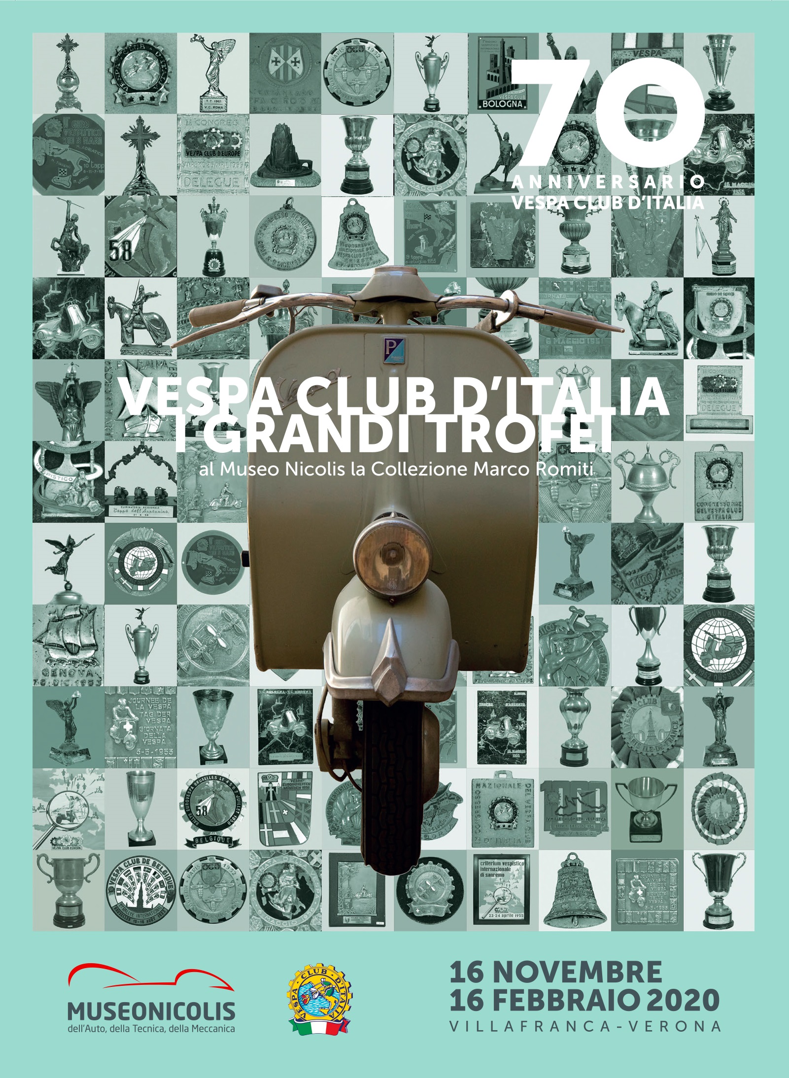 Ausstellung, Vespa Club d’Italia, Die größten Trophäen