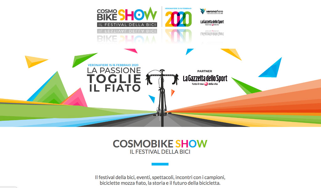 Fair, CosmoBike Show, Verona.