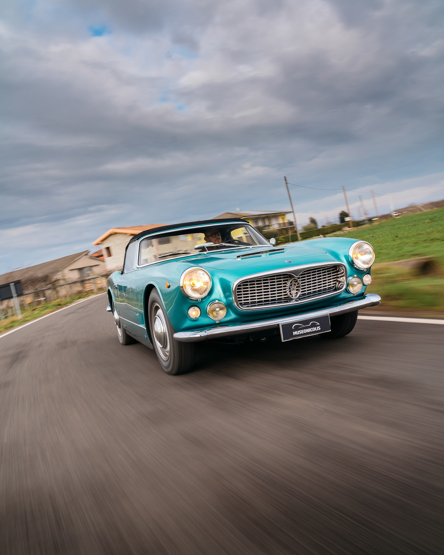 Die prestigeträchtigen Autos des Museo Nicolis sind der Protagonist des Maserati FuoriSerie-Shootings.