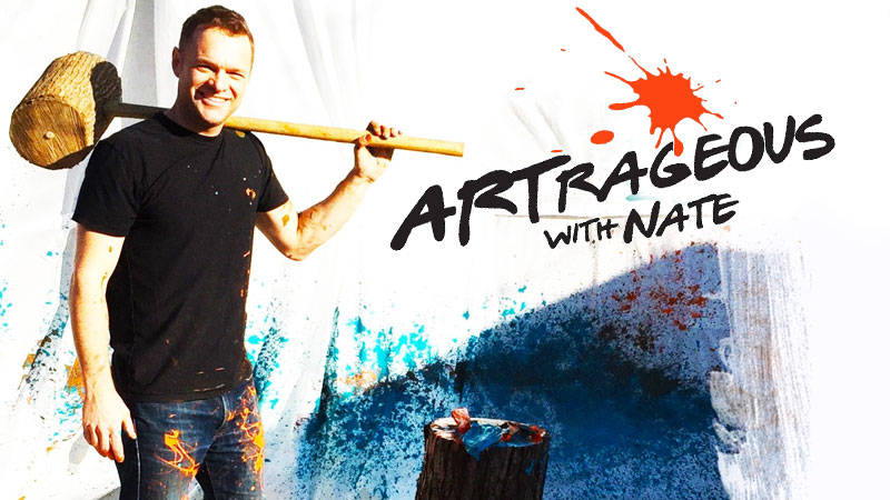 TV, Artrageous with Nate, Youtube