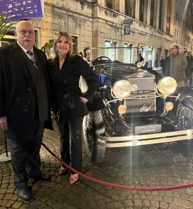 ACI 100 anni, Alfa Romeo RL, auto d'epoca, Silvia Nicolis con Nicola Baldo ph Museo Nicolis