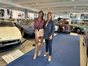 EspansioneTv, Zonaverde, Silvia Nicolis con Mariella Petagine, auto d'epoca ph Museo Nicolis