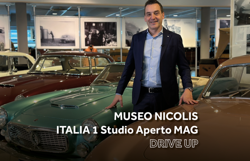 museo nicolis, mediaset, italia 1, drive up, alessio conti, auto d'epoca