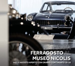 Museo Nicolis Verona, ponte Ferragosto siamo aperti, auto d'epoca, ph Museo Nicolis
