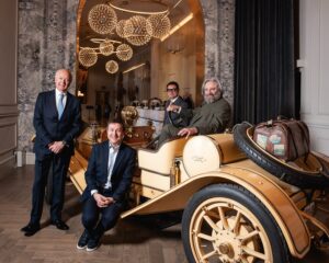 Adolfo Orsi Jr, Francesco Mennella, Giles Selves and Jeremy Jackson-Sytner con SGV del Museo Nicolis Verona