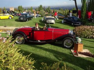 Concorso Eleganza Varignana, Silvia Nicolis, Bugatti Type 49 Museo Nicolis, ph Valerio Alfonzetti