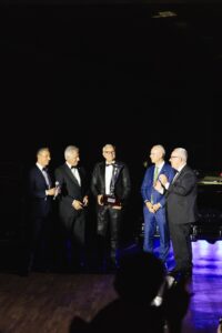 Corrado Lopresto, Massimo Dell'Olmo, Stefano Pasini, Carlo Gherardi, Max De Angelis ph Concorso Eleganza Varignana 1705