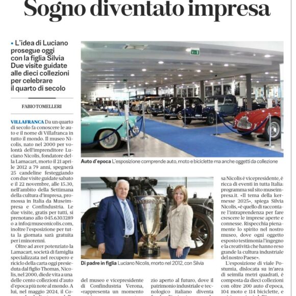 Media, L’Arena, Intervista a Silvia Nicolis