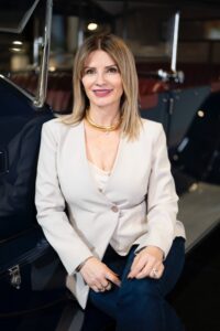 Silvia Nicolis, Lancia Lambda, ph Museo Nicolis