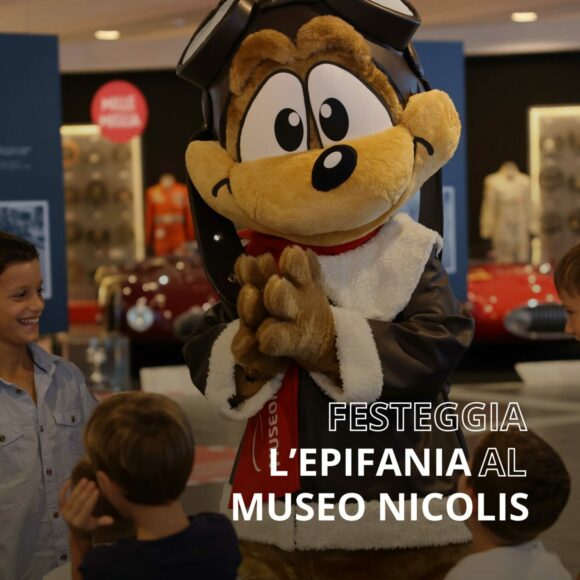 Festeggia l’Epifania al Museo Nicolis con la Mascotte Freccia
