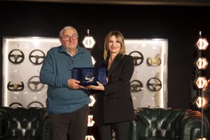 Museo Nicolis, Premio Sfide d'Impresa, Silvia Nicolis e Fabio Brescacin, auto d'epoca, ph Leaduser