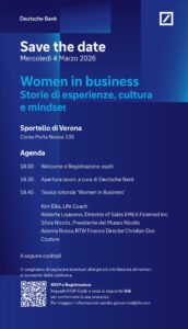 Museo Nicolis, Villafranca Verona, evento “Women in Business” di Deutsche Bank
