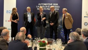#ForumAutomotive Maria Leitner, Beppe Gioia, Maria Conti, Pierluigi Bonora, Paolo Artemi ph Museo Nicolis Villafranca di Verona