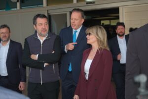 Museo Nicolis, Villafranca Verona, LetExpo 2026, Silvia Nicolis con Matteo Salvini e Federico Bricolo, ph Stefano Valentino