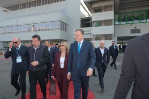 Museo Nicolis, Villafranca Verona, LetExpo 2026, Silvia Nicolis con Matteo Salvini e Federico Bricolo, ph Stefano Valentino