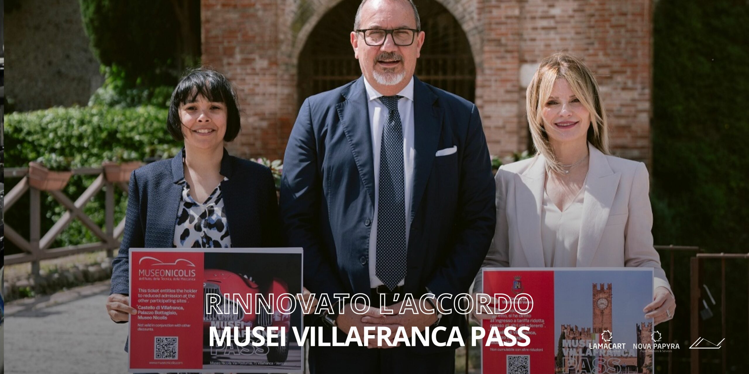 Copertina WEB_nuova grafica Pass Musei, Comune di Villafranca e Museo Nicolis