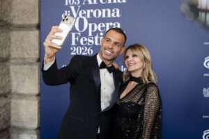 Fondazione Arena di Verona, Silvia Nicolis con Riccardo Meggiorini, Opera Traviata Giuseppe Verdi, Paul Curran ph Confindustria Verona by Michele Franceschini