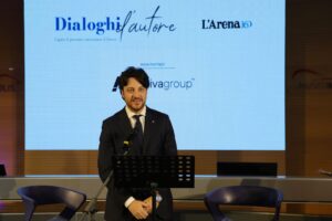 Museo Nicolis, Villafranca Verona, Alberto Stefani, L'Arena "Dialoghi d'Autore", ph Gruppo Athesis