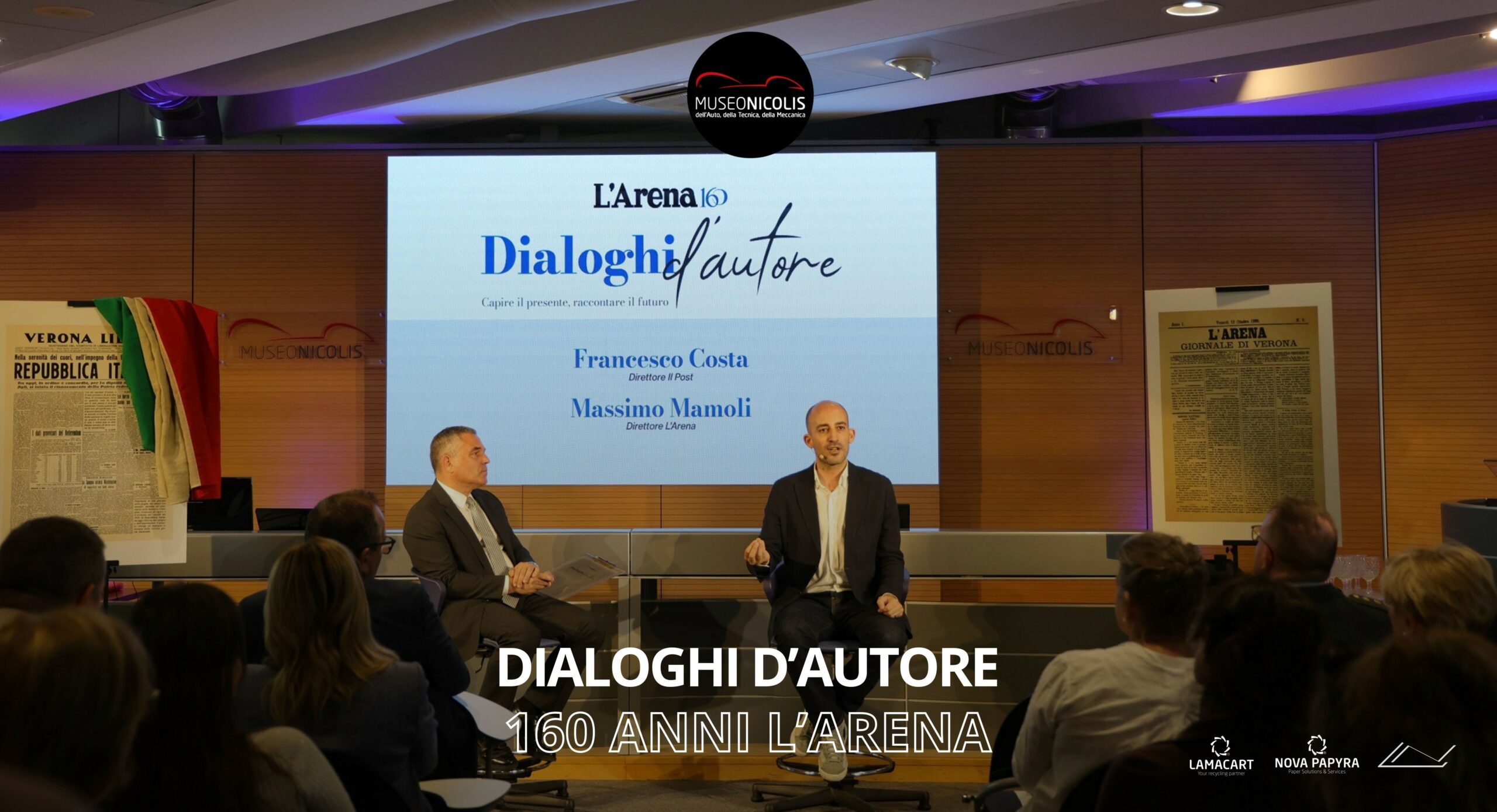 Copertina WEB - 1 Evento, Dialoghi d’Autore, L’Arena