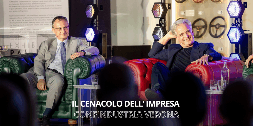 Museo Nicolis, Villafranca Verona, Il Cenacolo Dell'Impresa, Confindustria Verona, Gian Luca Rana e Matteo Borsani ph Michele Franceschini per Confindustria Verona