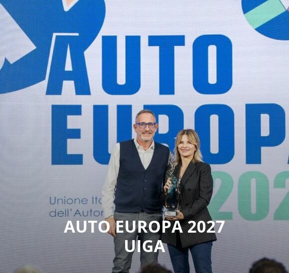 Auto Europa 2027, Silvia Nicolis con Carlo Leoni, Gruppo Renault Italia, luogo Bosch, ph UIGA Auto Europa 2027, Silvia Nicolis con Carlo Leoni, Gruppo Renault Italia, luogo Bosch, ph UIGA