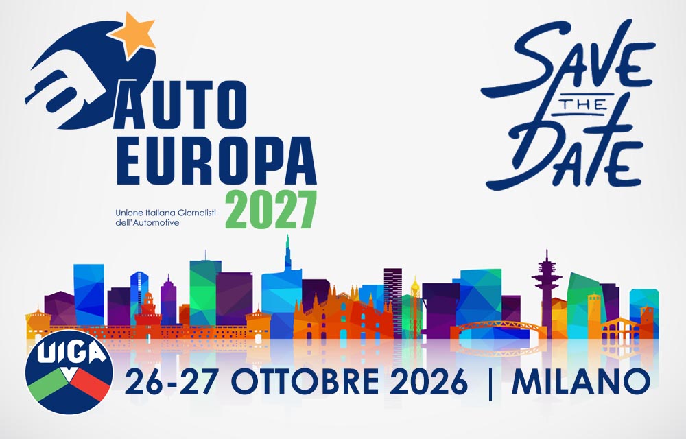 UIGA Unione Italiana Giornalisti dell'Automotive, Premio Auto Europa 2027 UIGA Unione Italiana Giornalisti dell'Automotive, Premio Auto Europa 2027